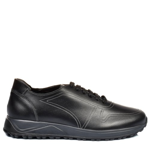 Pantofi sport negri piele naturala 3ve35