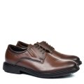PANTOFI MARO INCHIS PIELE NATURALA 1VE28