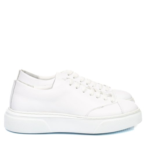 Pantofi sport albi piele naturala 3ve76