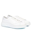 PANTOFI SPORT ALBI PIELE NATURALA 3VE76