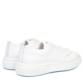 PANTOFI SPORT ALBI PIELE NATURALA 3VE76