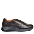 PANTOFI SPORT MARO INCHIS PIELE NATURALA 3VE35