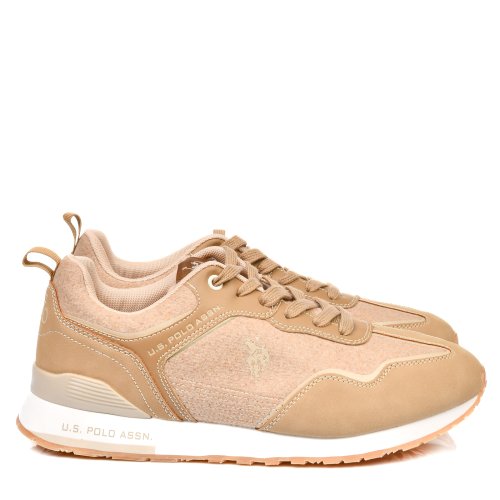 U.s. polo assn, pantofi sport beige inchis tabry-006