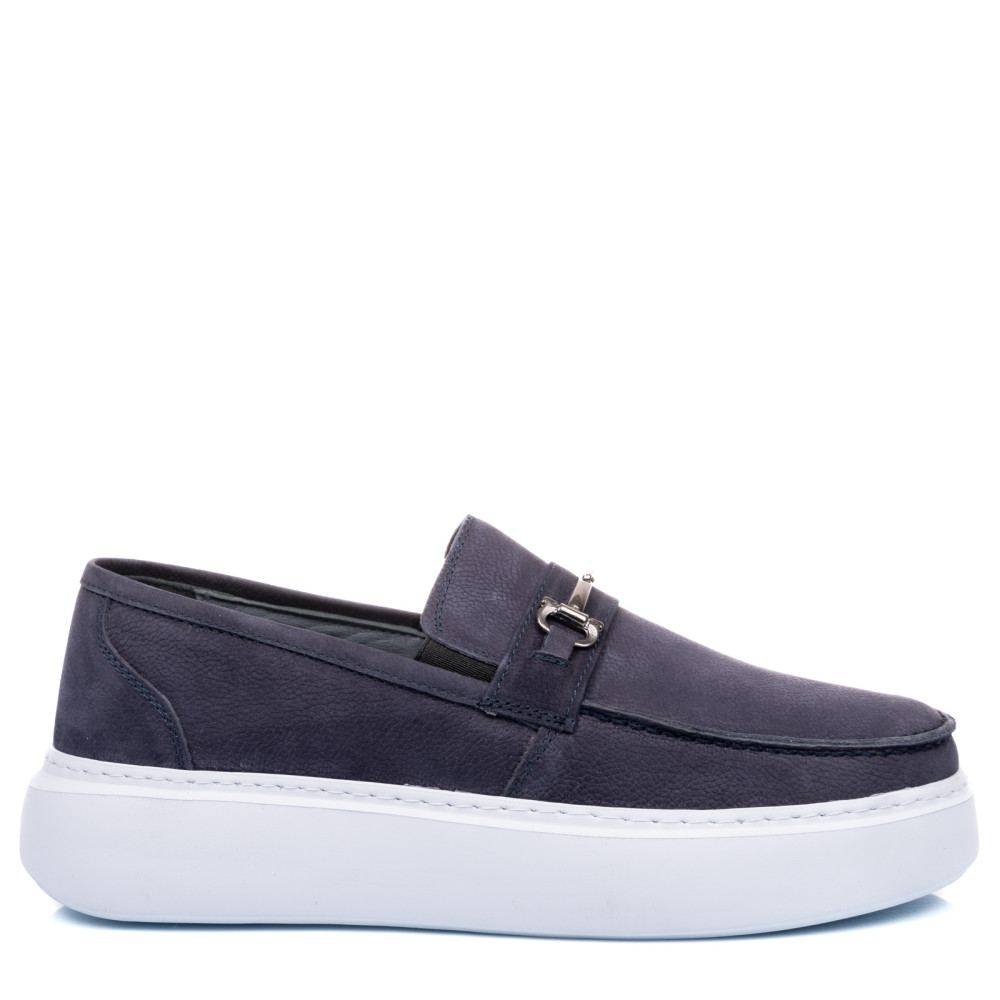 MOCASINI BLEUMARIN PIELE NATURALA INTOARSA 2VE161