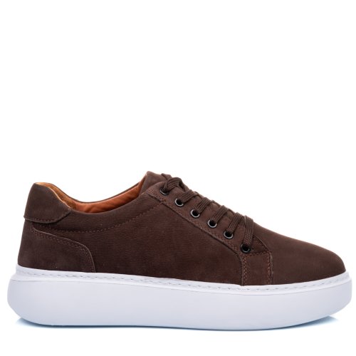 Pantofi sport maro piele naturala 1ve0051