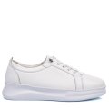 PANTOFI SPORT ALBI PIELE NATURALA 5VE00
