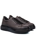 PANTOFI SPORT MARO INCHIS PIELE NATURALA 4VE061