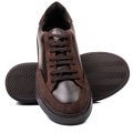 PANTOFI SPORT MARO INCHIS PIELE NATURALA INTOARSA 4VE08