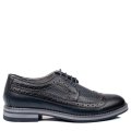 PANTOFI ALBASTRI PIELE NATURALA 7VE46NEV
