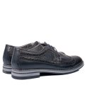 PANTOFI ALBASTRI PIELE NATURALA 7VE46NEV