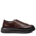 PANTOFI SPORT MARO INCHIS PIELE NATURALA 3VE76