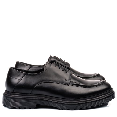 Pantofi negri piele naturala 4ve66
