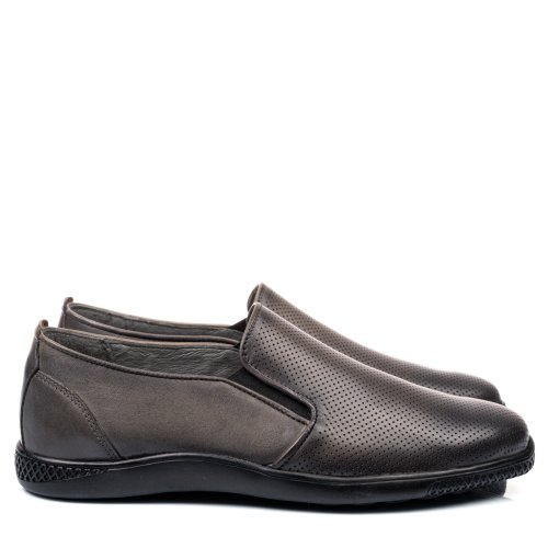 Espadrile gri piele naturala 1ve71
