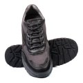 PANTOFI SPORT NEGRU GRI PIELE NATURALA 3VE28-II