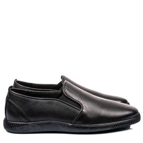 Espadrile negri piele naturala 1ve71
