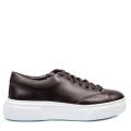 PANTOFI SPORT MARO INCHIS PIELE NATURALA 3VE761