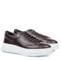 PANTOFI SPORT MARO INCHIS PIELE NATURALA 3VE761