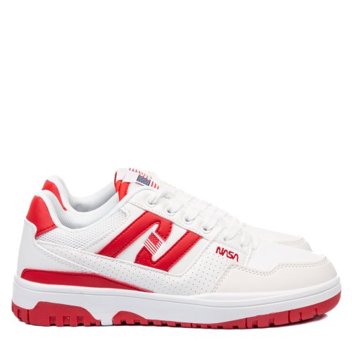 Pantofi sport alb rosu nsa23700m
