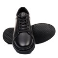 PANTOFI SPORT NEGRI PIELE NATURALA BVEBY003