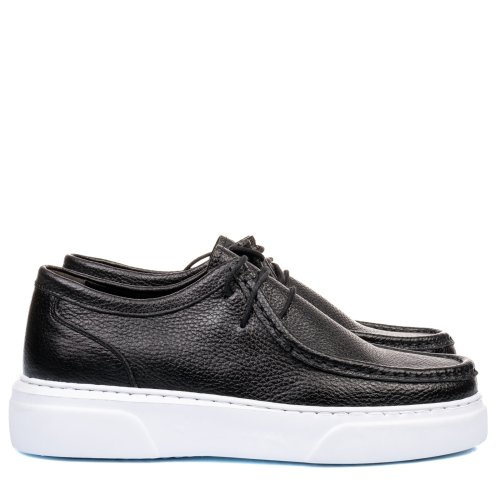 Mocasini negri piele naturala aveym004