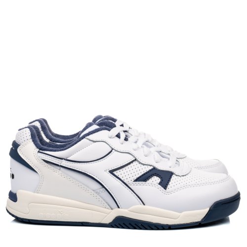 Diadora, sneakers white blue 501.179584