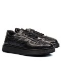 PANTOFI SPORT NEGRI PIELE NATURALA BVEIV002