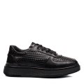 PANTOFI SPORT NEGRI PIELE NATURALA BVEIV002