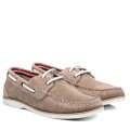 MOCASINI TAUPE PIELE NATURALA INTOARSA PVEICAS01