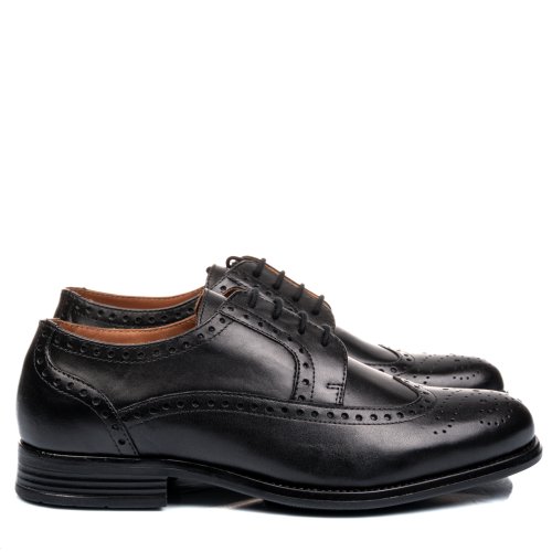 Pantofi negri piele naturala wveb114104