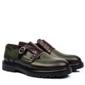 PANTOFI VERZI PIELE NATURALA BVECK-144
