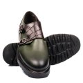 PANTOFI VERZI PIELE NATURALA BVECK-144