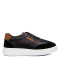 PANTOFI SPORT NEGRI PIELE NATURALA BVEIV009B
