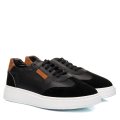 PANTOFI SPORT NEGRI PIELE NATURALA BVEIV009B