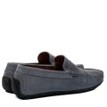 MOCASINI ALBASTRI PIELE NATURALA INTOARSA FVELD02