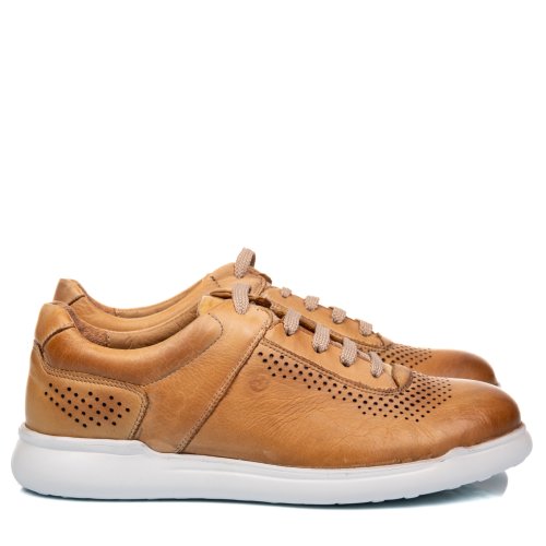 Pantofi sport maro piele naturala 1ve38