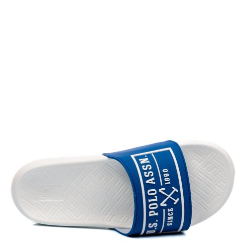 U.s. polo assn, papuci white navy patrick