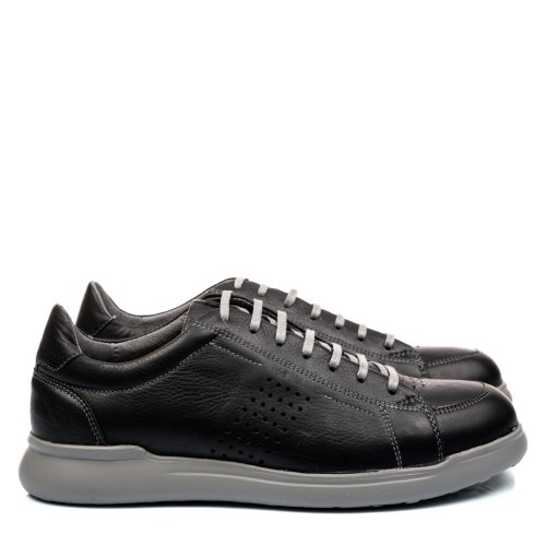 Pantofi sport negri piele naturala 1ve35