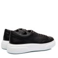 PANTOFI SPORT NEGRI TALPA ALBA PIELE NATURALA 4VE79