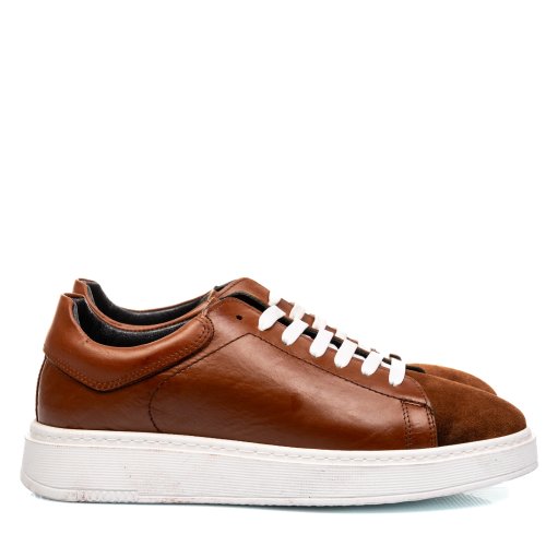 Pantofi sport maro deschis piele naturala bveiv031