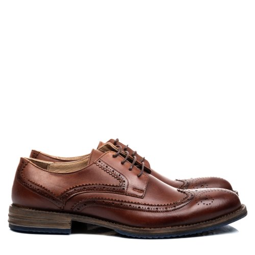 Pantofi maro piele naturala 8ve72