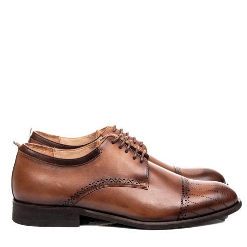 Pantofi maro piele naturala 1ve20