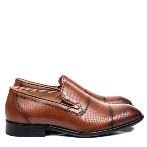 Pantofi maro piele naturala 1ve33