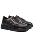 PANTOFI SPORT NEGRI PIELE NATURALA BVEIV002B