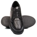 PANTOFI SPORT NEGRI PIELE NATURALA BVEIV002B