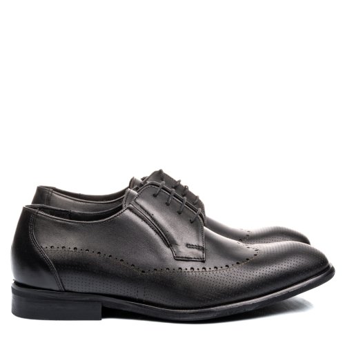Pantofi negri piele naturala 1ve96