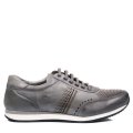 PANTOFI SPORT GRI PIELE NATURALA 1VE29