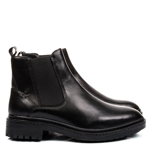 Ghete negre piele naturala yveb134201