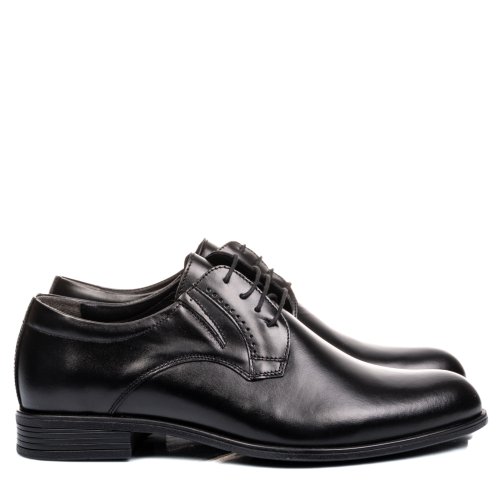 Pantofi negri piele naturala 2ve313