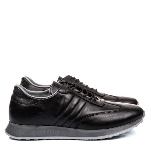 Pantofi sport negri piele naturala 6ve01amg