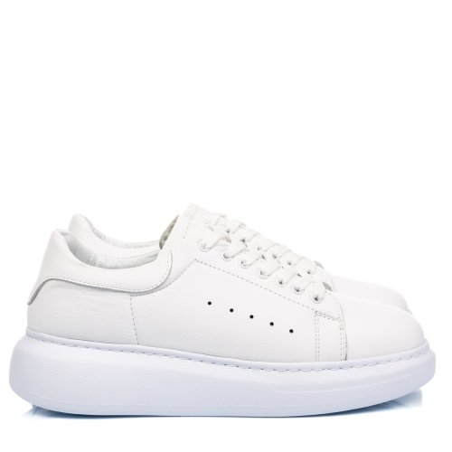Pantofi sport albi piele naturala 5ve025